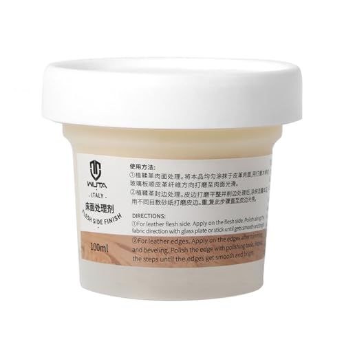 WUTA Leather Protectant Gum Leather Finish Tokonole Rougher Burnisher Gum Handcraft CMC Clear & Smooth Treatment Agent Italy Edge Coat Paint