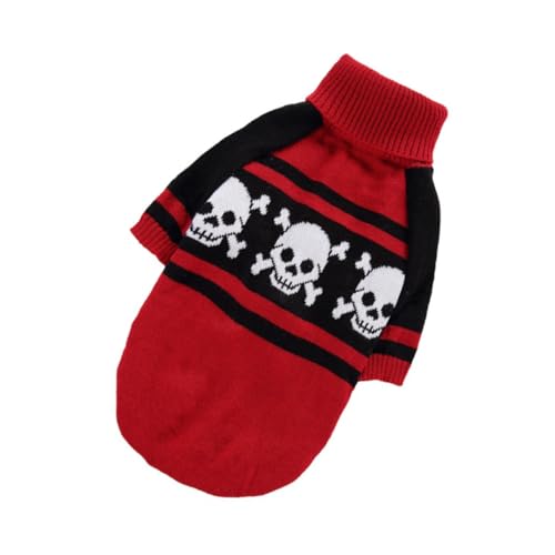 Disfraz Halloween Perro Suéter Calavera L Tejido