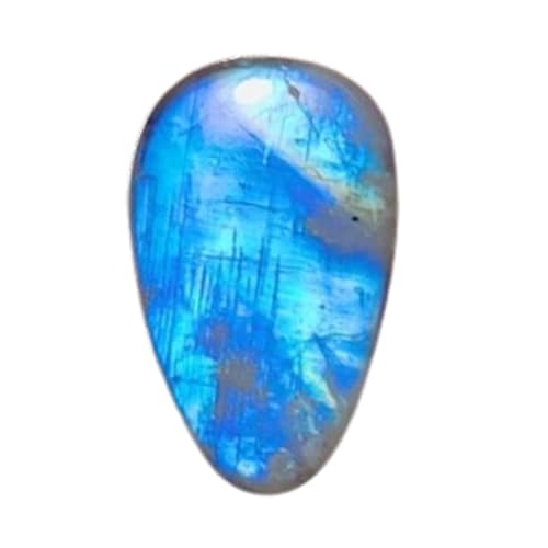 Pierre de lune arc-en-ciel naturelle : Finissez vos bijoux DIY sans tailler vous-même