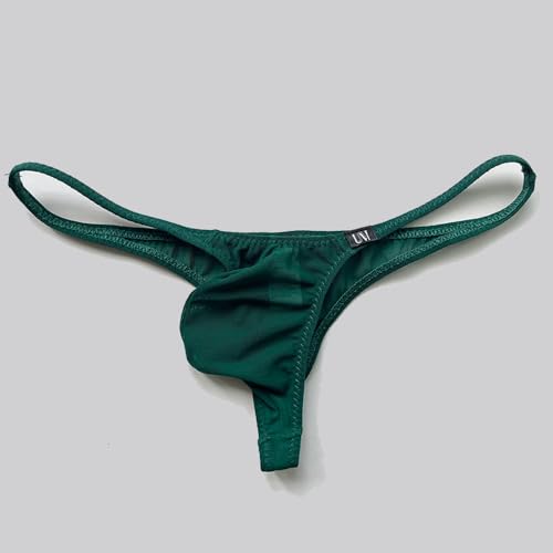 Men's Low Rise Sexy G-string Panties See Through Mesh Thongs Bulge Pouch T Back Thongs4
