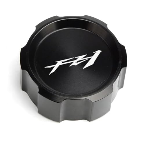 Tapa depósito líquido freno FZ1 Fazer 2006-2015: protector trasero aluminio negro