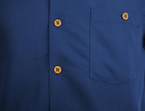 Foxfire Indygo Smith Poly/Rayon Herringbone Mens Shirt4