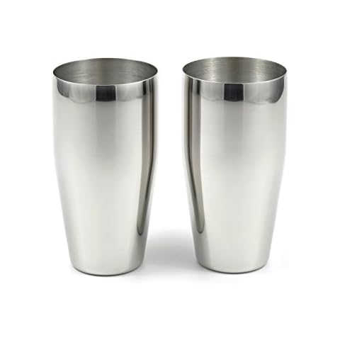 StainlessLUX 77366 2-piece Brilliant Stainless Steel Tumblers / (24 Oz) Drinking Glass Set - Quality Drinkware for Your Enjoyment Cover
