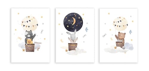 Peinture pépinière montgolfière pour illuminer les rêves de vos enfants