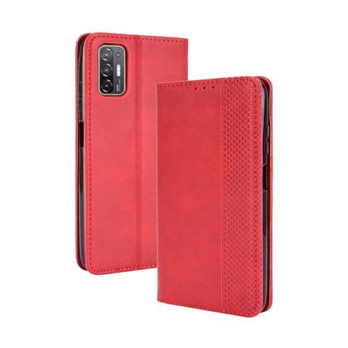 Lucyliy Coque pour HTC Desire 21 Pro 5G, Protection Housse Etui en Cuir PU Portefeuille avec Emplacements Cartes et Fonction Support pour HTC Desire 21 Pro 5G...