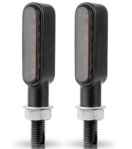Luces de señal giro para motocicleta rutas nocturnas y conducción urbana segura