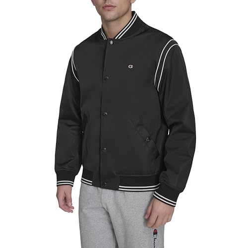 Image of Champion Men's Lightweight Varsity Bomber Jacket