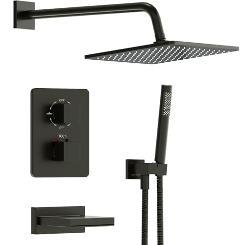 Esnbia Thermostatic Tub Shower Faucet Set