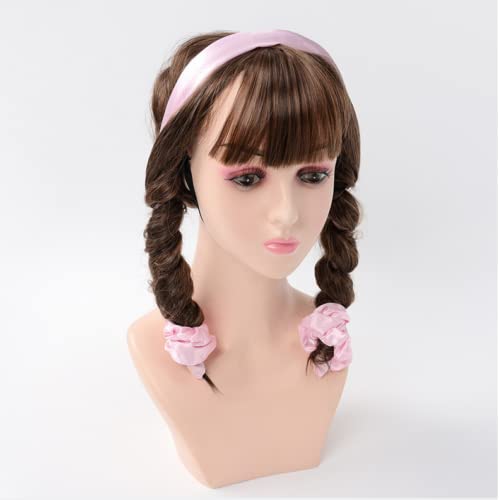 zalati Curling Headband Soft Foam Rod Heatless Sleeping Curl Ribbon Wave Tools Lazy Curlers Hair Styling Tool for Women - Coffee - Image 2