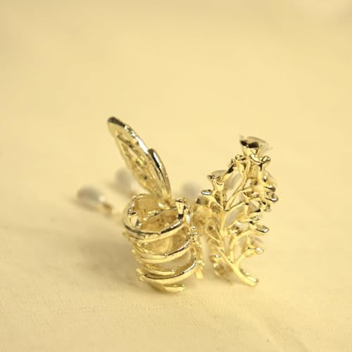 Image of Korean Style Hair Clips For Women - Korean Accessories -With Pearls & Rhinestone - Hair Accessories for Women (1 Pc) Clutcher For Hair (Design -2)