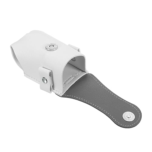 PATIKIL Golf Ball Waist Bag, Golf Ball Carry Pouch with Tee Holder, Buckle, Clip for Women Men Belt Golf Storage White Gray - Image 3