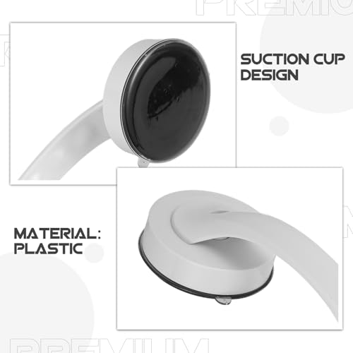 Lurrose 吸盤式浴室手すり 強力吸着で滑り止め 高齢者 用 補助バー 取り付け簡単 介護向けバスルームグラブバー 家用シャワー補助ハンドル