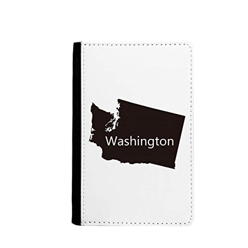 Protège-passeport Washington USA en cuir premium de haute qualité