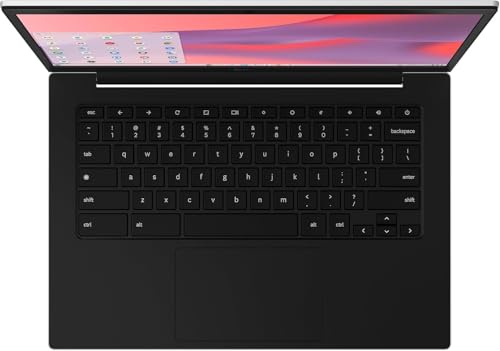 Image of Samsung 14 inch Galaxy Chromebook Go Laptop PC Computer, Intel Celeron N4500 Processor, 4GB RAM, 576GB Storage Space (64GB eMMC + 512GB External Drive), ChromeOS, Student Laptop, Silver