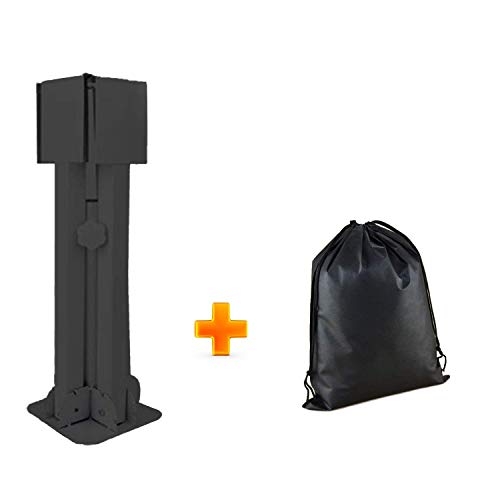 FLY HAWK Christmas Tree Stand, 1.25” Foldable Artificial Christmas Tree Metal Ornament Holder Universal Model Adjustable ,Umbrella Stand Artificial Christmas Tree for Pine SprucePoplar (Black)