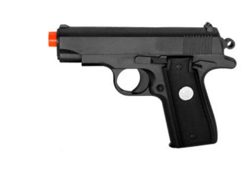 Galaxy G2 Officer Metal Spring Compact Airsoft Pistol Hand Gun w/ 6mm BB BBS
