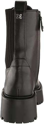 Sam Edelman Women's Evina Combat Boot, Black Leather, 9 | Image 2