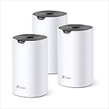 TP-Link Deco WiFi Mesh AC 1200Mbps Deco S4(3-pack) pour toute la maison, Couverture WiFi de 370㎡, remplacement de répéteur wifi, Ports Ethernet Gigabit, Compatible avec toutes les Box Internet