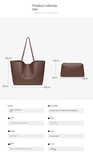 Ethical Vegan Leather Work Tote for Women - Convertible Top Handle & Shoulder Bag with Laptop Sleeve, Spacious Weekender4
