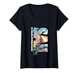 Photo Gallery donna st. thomas, isole vergini americane vela nautical sailor maglietta con collo a v Photo Gallery donna st. thomas, isole vergini americane vela nautical sailor maglietta con collo a v