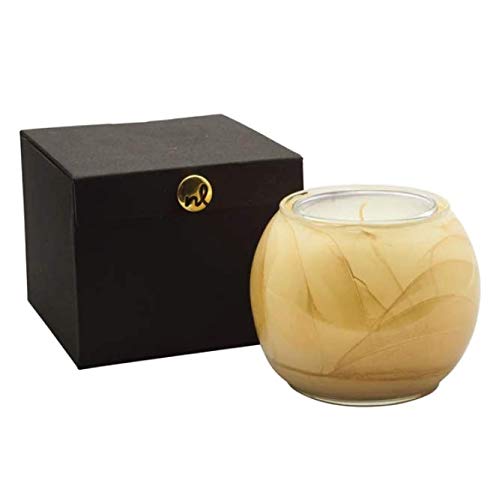 northern lights the globe ivory candle/planter, 8 oz