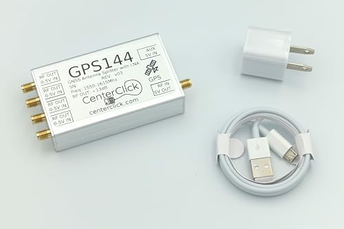 CenterClick GPS14x GPS/GNSS 4-Way Splitter for Powered Antennas (GPS144)