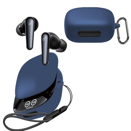 For Anker Soundcore Liberty 4 Pro ケース シリコン素材製【YEZHU】ワイヤレス イヤーホン 用 シリコン収納ケース 便利 旅行 軽量 全面保護カバー キズ防止 防塵 防震 軽量小型 保護ケース 紛失防止 男女兼用 收納