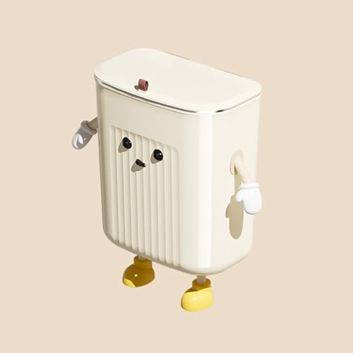 Caneca de basura colgante compacta para cocina y baño miniatura 3