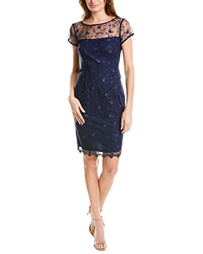 Image of Adrianna Papell Women's Embroidered Sheath Dress