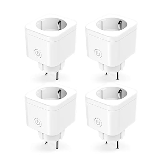 Refoss Mini Enchufe Inteligente, WiFi Enchufe Compatible con Alexa y Google Home, con Control Remoto y de Voz, Función de Programación y Temporizador, 4 Piezas