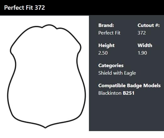 Perfect Fit Shield Wallets Michigan State Police Hidden Badge Bi-Fold Wallet (Cutout PF-372) Black Leather4