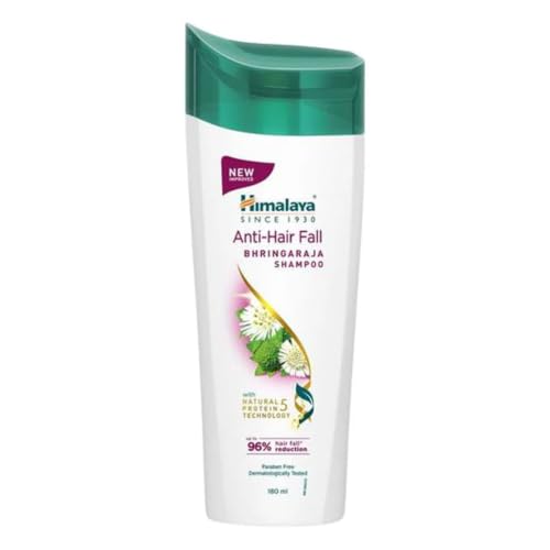 Himalaya Shampooing anti-chute à l'huile de ricin et à la caféine, nourrit les cheveux, réduit la chute des cheveux, 400 ml