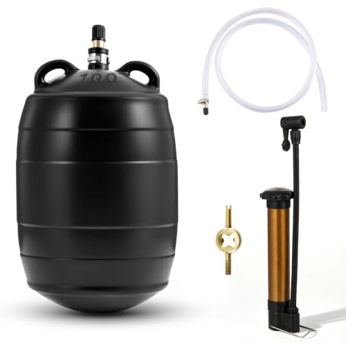 Image of Glooglitter 4 Inch Inflatable Pipe Plug, with Floor Pump | Rubber Plumbing Test Ball for Sewer Drain Inspection, Brass Valve, Pipeline Pressure Testing Balloon and Leak Checks