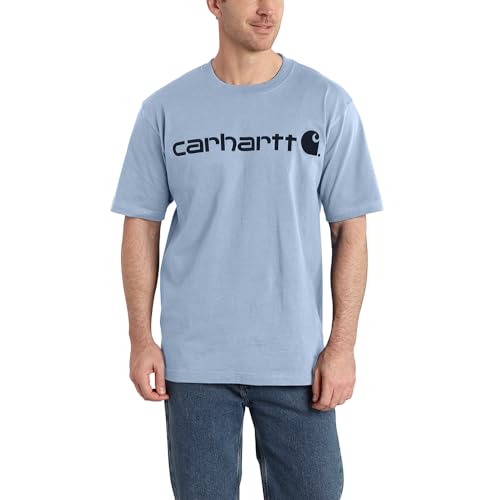 Carhartt Men's Big Signature Logo Short Sleeve T-Shirt