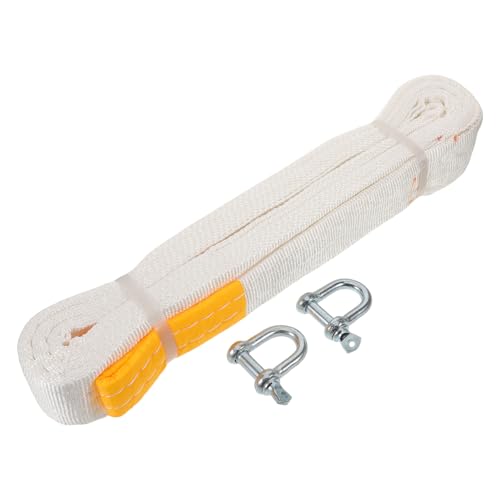 Abaodam Corda Traino Auto Metri Resistente con Ganci in Metallo Fune Recupero Veicoli per Suv Camion e Rimorchi Accessorio Emergenza Outdoor Compatto e Leggero