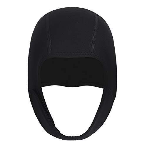 Cagoule de Nager Unisexe Casquette de 2mm / 3mm pour plongée Beau Chapeau de Natation Anti Froid Bonnet de Bain Chaud pour Plage Voyage en Bateau Piscine Cover