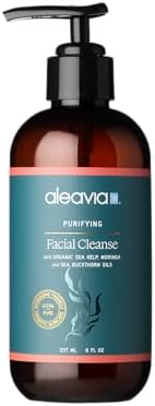 Purifying Facial Cleanse – Fragrance-Free Organic & All-Natural Prebiotic, Vegan Face Wash – Nourish your Healthy Skin Microbiome – 8 oz. (New Formula)