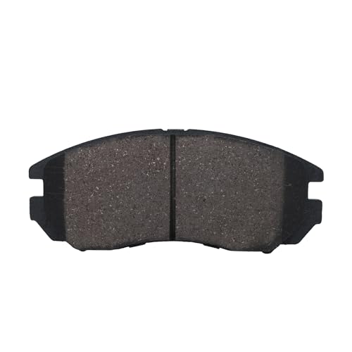 Image of Detroit Axle - Front Ceramic Brake Pads with Hardware Set Replacement for 2005 2006 2008 Hyundai Tiburon 2.7L - 4pc Set