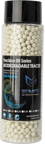 Evike Airsoft - EMG Precision Outdoor Safe PLA Green Glow in The Dark BBS (Weight: 0.28g)