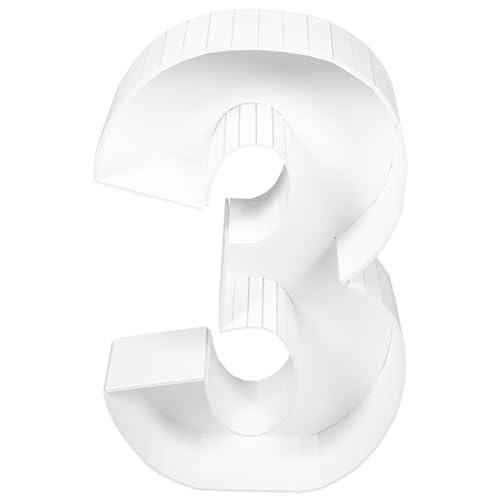 SOLUSTRE Cornice Per Palloncini Con 3 Numeri Palloncini Per Feste Palloncini Per Compleanno Palloncini A Forma Di Scatole Per Palloncini Cornici Con Numeri Cartello Con