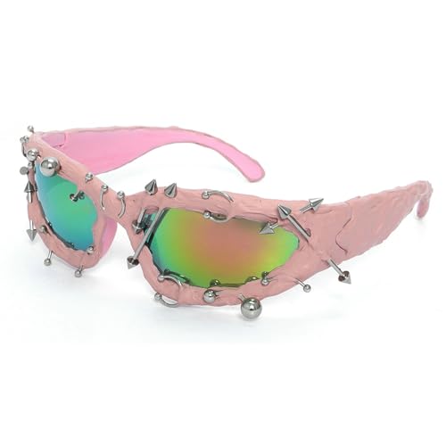 Image of Wrap Around Y2K Sunglasses Men And Women Cool Sunglasses Personalized Street Party sunglasses N45