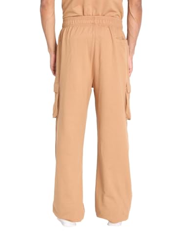 Image of CHKOKKO Men's Baggy Track Pants for Gym Workout Running Casual Wear Sports Lower with Pockets Adjustable Drawstring Waist Lightweight Quick Dry Activewear Fitness