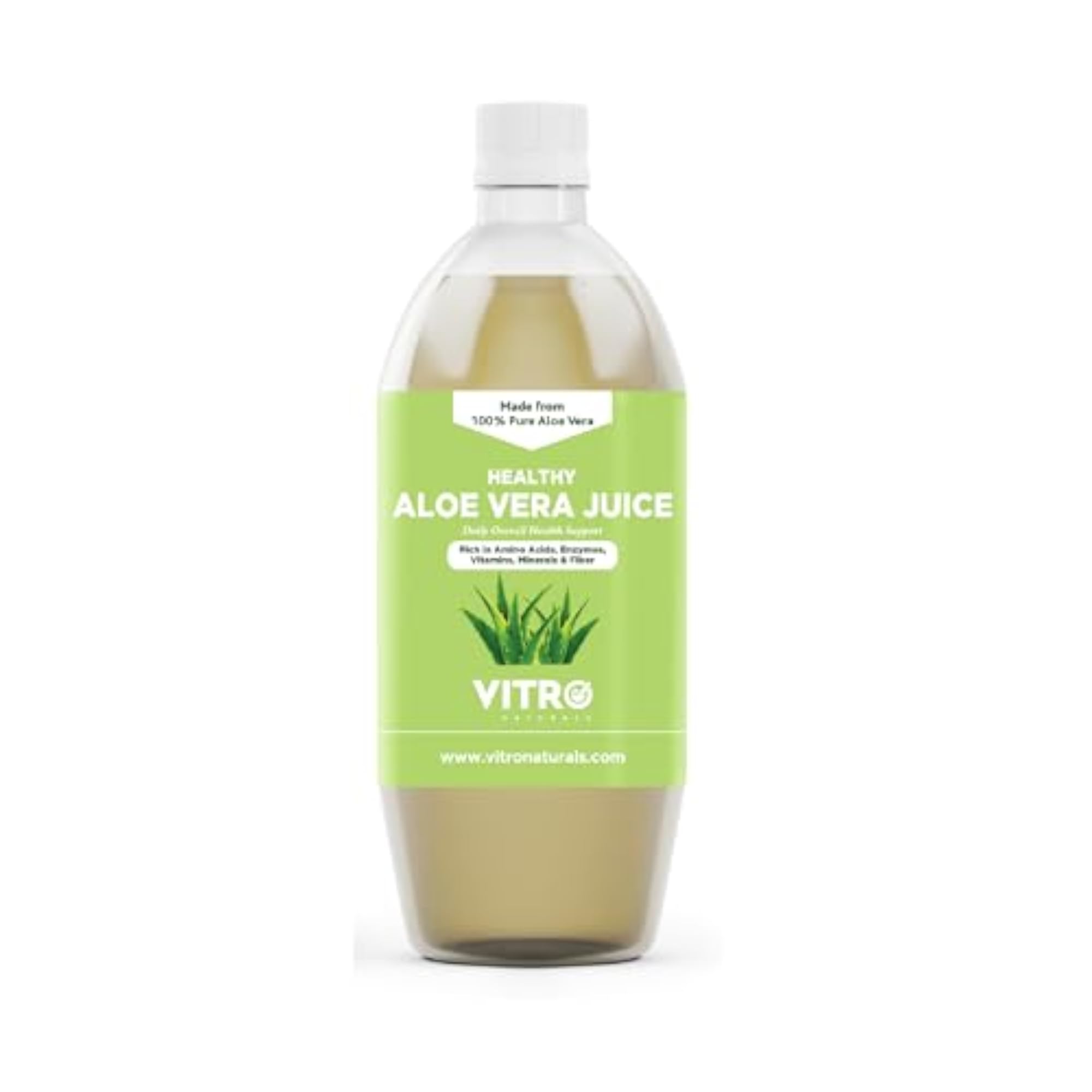 Vitro Healthy Amla and Aloe Vera Juice Value Pack, 2x1 Litre
