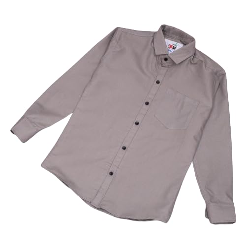 Men 100% Cotton Solid Regular Fit Casual Shirts-image-17