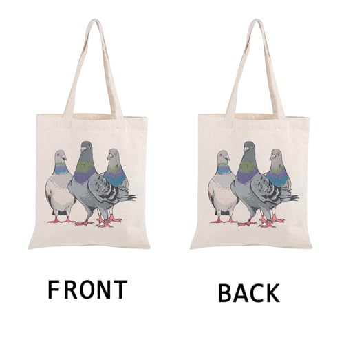 Bolso tote PWHAOO Three Pigeons para mujer miniatura 4