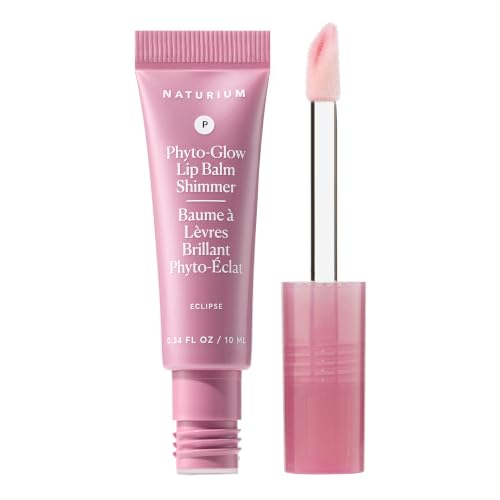 Naturium Phyto-Glow Lip Balm Shimmer | With Plant Squalane Hydrates Shea & Cupuau Butter | 0.34 FL OZ / 10 mL Eclipse
