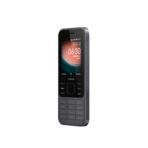 Nokia 6300 4G - Mobile Phone, Charcoal