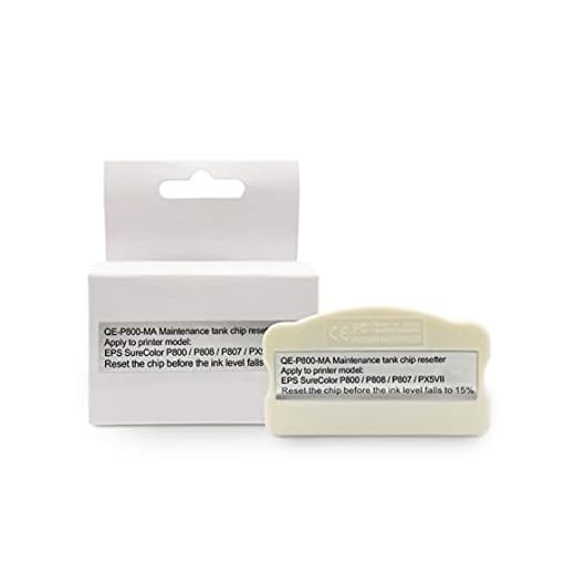 Delar av skrivaren - T5820 Maintenance Ink Tank Chip Resetter for Epson SureColor SC-P800 P800 P807 P808 PX5VII Printer - Respektfull med miljö och hållbar.