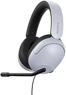 Sony INZONE H3 Gaming Headset - 360 Spatial Sound für Spiele - Hochwertiges Boom-Mikrofon - PC/PlayStation5, Weiß, Norme