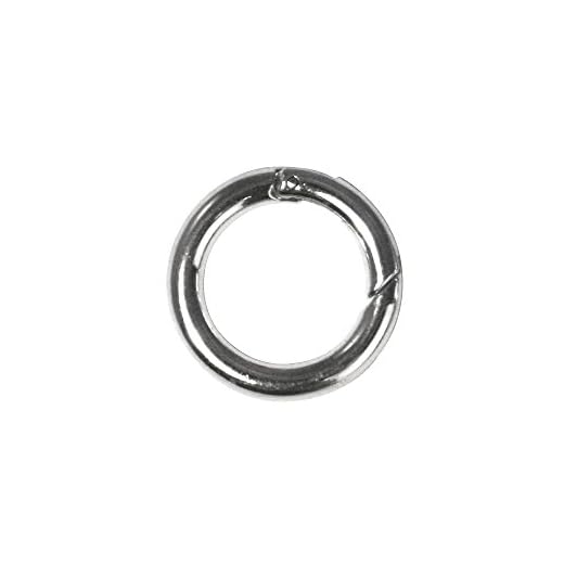 RAYHER 2240821 Ringverschluß, rund, 25 mm Durchmesser, SB-Btl, 1 Stück, platin